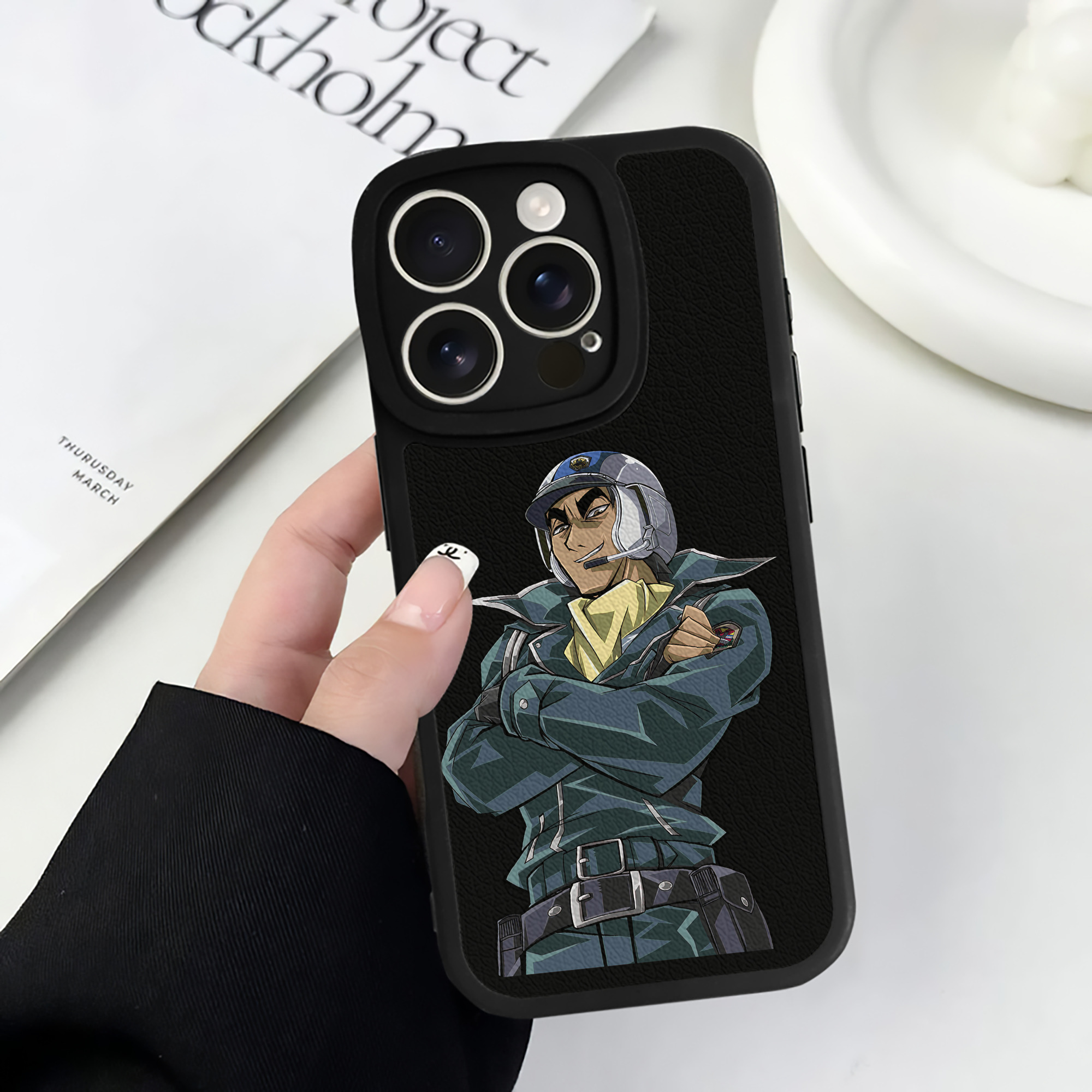 （画像用） 遊☆戯☆王 Yu-Gi-Oh! 【iPhone 16シリーズ対応】シリコンスマホケース（レザー調） 材質：シリコン
